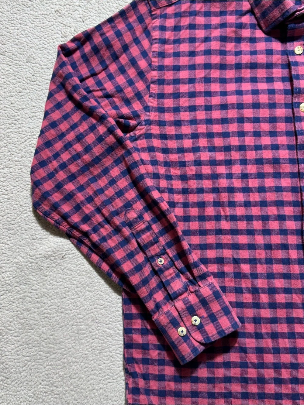 UnTuckIt Shirt Mens Large Slim Fit Plaid Button-Up Long Sleeve Collared Bricco